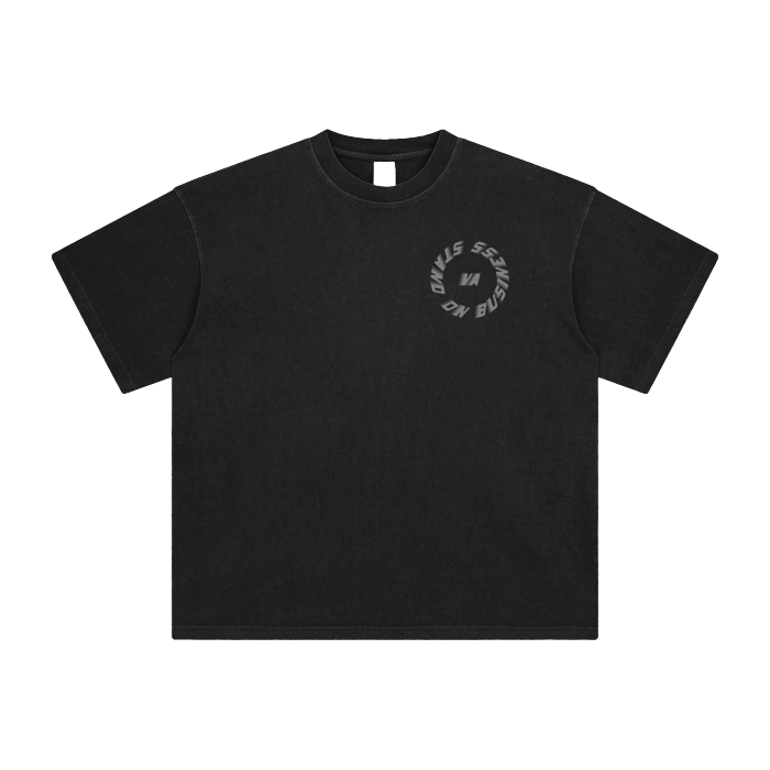 VA Stand On Business Vintage Washed T-Shirt Blk/Grey
