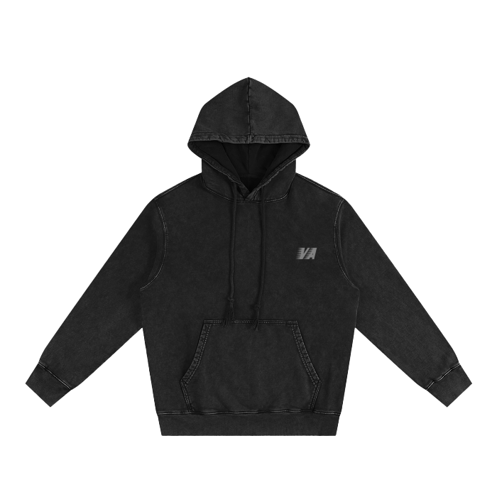 VA Heavyweight Pure Cotton Classic Snow Washed Hoodie